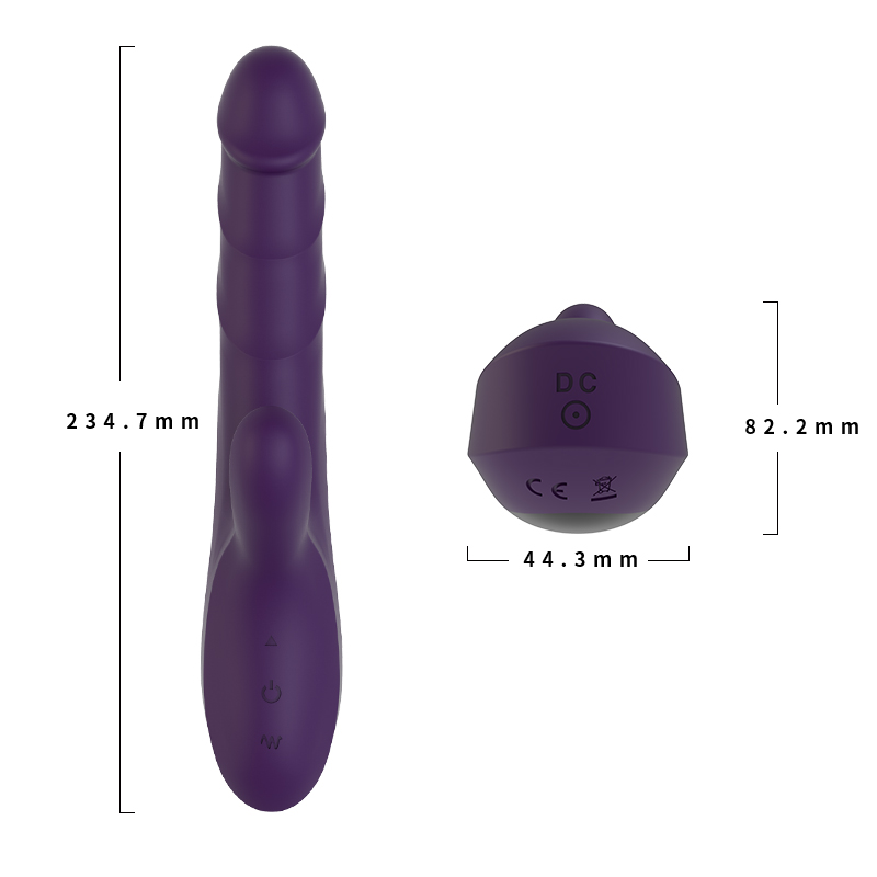 خواتین کے لیے clitoral stimulating vibrator dildos کو زور دینا