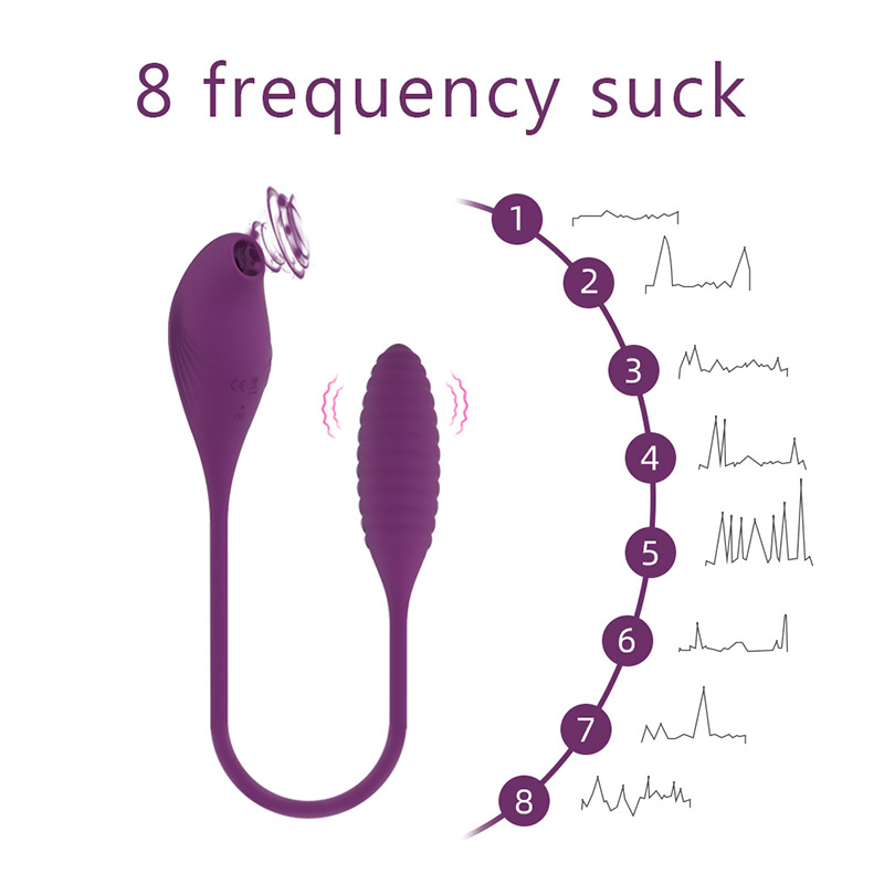اندام نہانی چوسنے والا ڈلڈو وائبریٹر ہلنے والے انڈے کے ساتھ